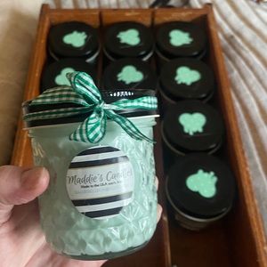 💌 Hand Poured 100% Soy Candle 8oz Wide Mouth Mason